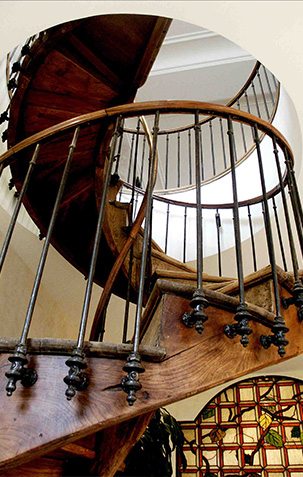barreaux - Escalier en colimaçon à noyaux creux